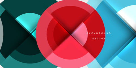 Target circle geometric abstract shapes. Vector Illustration For Wallpaper, Banner, Background, Card, Book Illustration, landing page