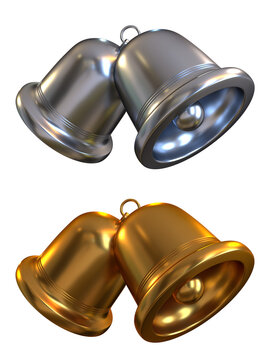 christmas silverbell goldenbell double alpha image