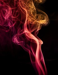 Obraz premium abstract colorful smoke