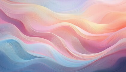 Fototapeta premium abstract pastel colorful background with waves