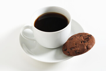Coffee and chocolate cookie