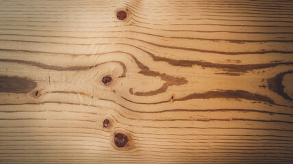 Close-up photo of Douglas Fir wood surface showcasing natural grain patterns, smooth textures, and knots, perfect for design projects, woodworking inspiration, and rustic backgrounds. 