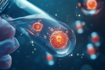 Virus cells.