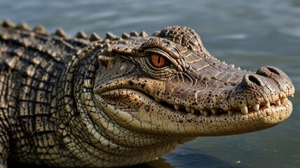 Fototapeta premium Crocodile in Water