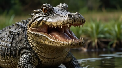 Fototapeta premium Crocodile in Water