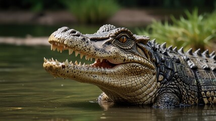 Fototapeta premium Crocodile in Water