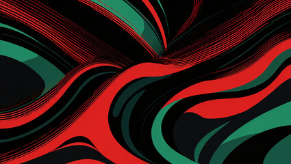 Abstract background illustration with beautiful lines and dots