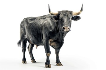 bull  bull isolated on white background