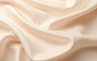Obraz premium Elegant Cream Silk Fabric Texture