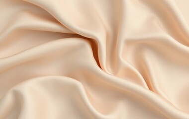 Fototapeta premium Elegant Satin Fabric Texture in Pale Cream