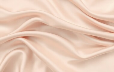 Obraz premium Elegant Cream Silk Fabric Texture