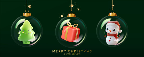 Christmas and New Year background