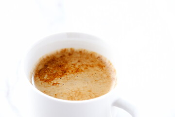 エスプレッソと牛乳を混ぜたカフェ・ラッテ
