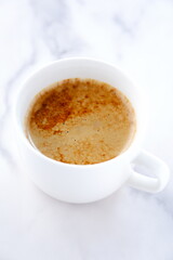 エスプレッソと牛乳を混ぜたカフェ・ラッテ
