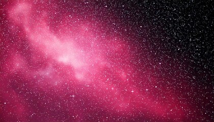 Obraz premium 幻想的な宇宙のイメージ 背景素材 ピンク