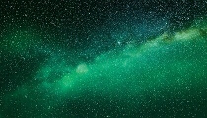 幻想的な宇宙のイメージ 背景素材 グリーン