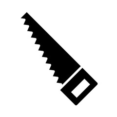 Hand Saw glyph icon