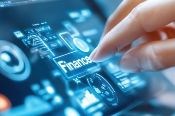 Financial assistant, and holographic display.