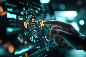 Financial assistant, and holographic display.