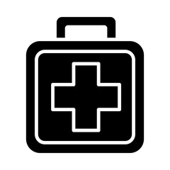 Outdoor Survival Kit glyph icon