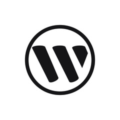 Letter W logo design vector illustration