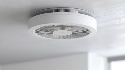 A modern ceiling fan designed for efficient air circulation in indoor spaces.