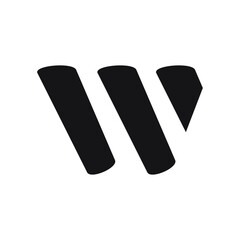 Letter W logo design vector illustration