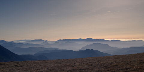 coucher de soleil Vercors Drôme France