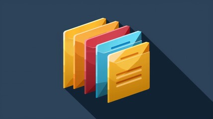 Icon of a documents and files.