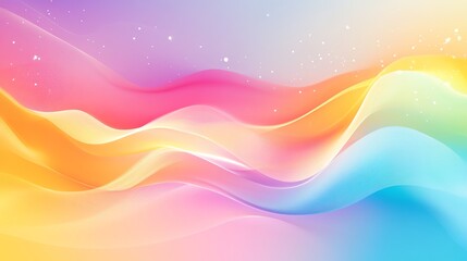Obraz premium An abstract, colorful background with wavy, blurred lines.