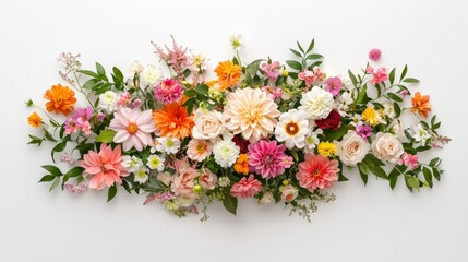 Obraz premium Bright Summer Garden Flower Bouquet Display