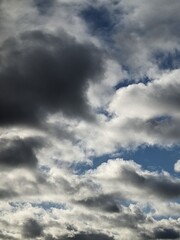 Stormy Sky With Thunder and Dark Clouds