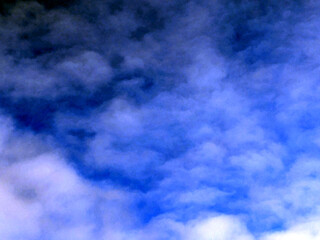 Stormy Sky With Thunder and Dark Clouds