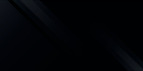 Obraz premium Black abstract background. Elegant dark diagonal shape elements. Modern luxury grey gradient graphic design.