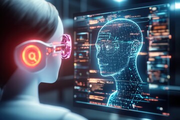 Financial assistant and holographic display.