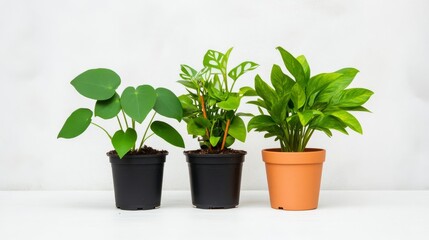 Obraz premium Using filtered water for houseplants to avoid mineral buildup in the soil