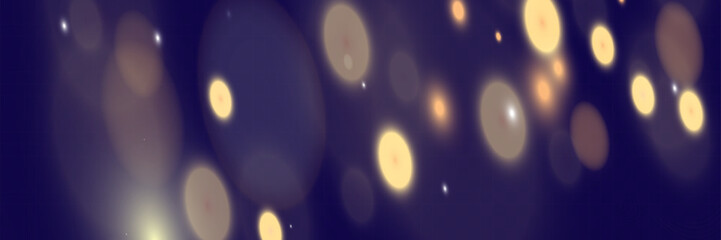 Abstract bokeh background with glowing light circles in warm golden tones on a deep burgundy gradient. Soft blur effects create an elegant and festive atmosphere. Ideal for holiday, celebration.