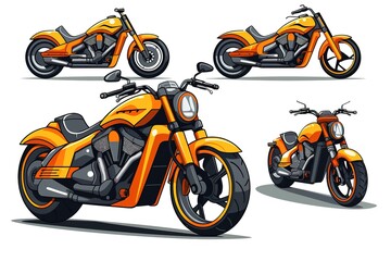 Obraz premium Sport bike enduro or trial close up on a light background with shadow 