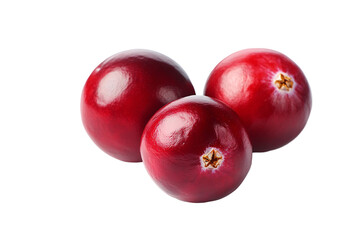 a group of cranberries