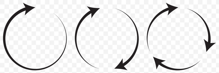 Refresh, Reload or Redo simple icons set designed in filled, outline, line and stroke style. redo.  eps 10.