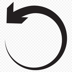 repeat arrow button, refresh icon, circle arrow, rotation sign. eps 10. ©  ICON TOPPER