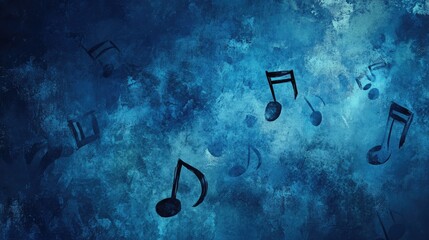 An abstract burst of colors with musical notes and sheet music subtly overlaid, evoking a sense of creative inspiration.