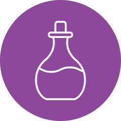 Magic Potion line circle icon