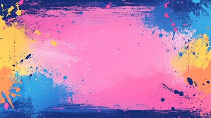 Fototapeta premium Abstract Colorful Paint Splash Background