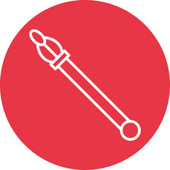 Royal Scepter line circle icon