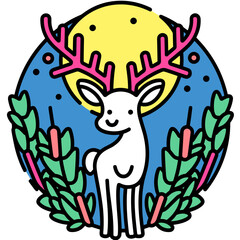 Mystical Forest Deer