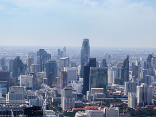 Obraz premium Aerial view of Bangkok