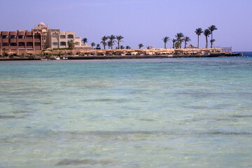 Egypt beach in the Hurghada