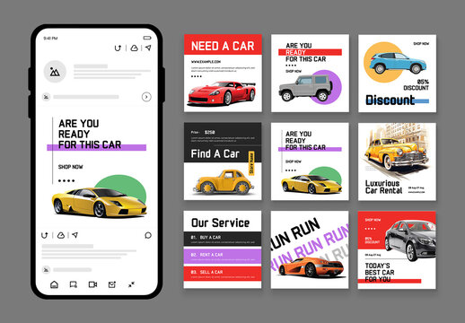 Car Social Media Template