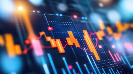 Vibrant Financial Market Analysis with Digital Trends